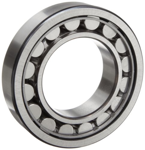 SKF NJ 310 ECJ Cylindrical Roller Bearing, Removable Inner Ring, Flanged, High Capacity, Steel Cage, Metric, 50mm Bore, 110mm OD, 27mm Width, 6000rpm Maximum Rotational Speed, 25200lbf Static Load Capacity, 24700lbf Dynamic Load Capacity