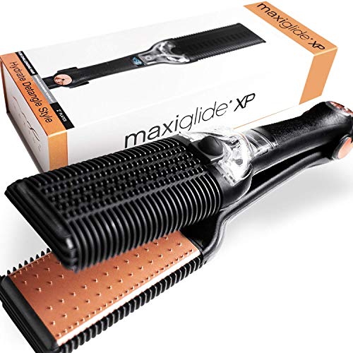 Maxius Hair Maxiglide XP Hair Straightener for VERY THICK or LOTS OF HAIR with Patented Detangling Pins and SteamBurst Technology for Faster and Healthier Straightening 2' PLATES