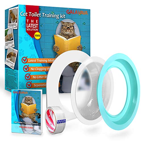 Galavava Cat Toilet Training System 2nd Generation - Teach Cat to Use Toilet