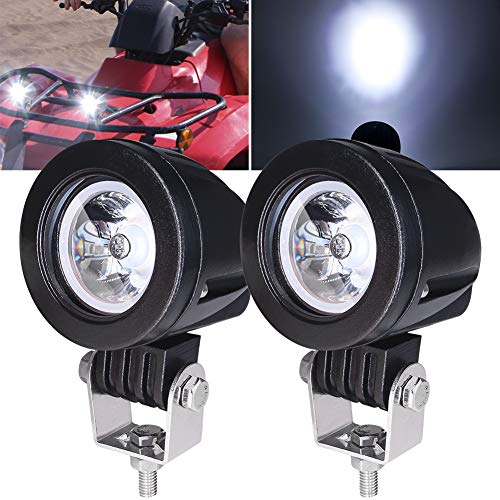 Motorcycle Driving Lights,10W 2inch SPOT LED Fog Lights for Harley Yamaha Motorbike Accent Off Road Lighting