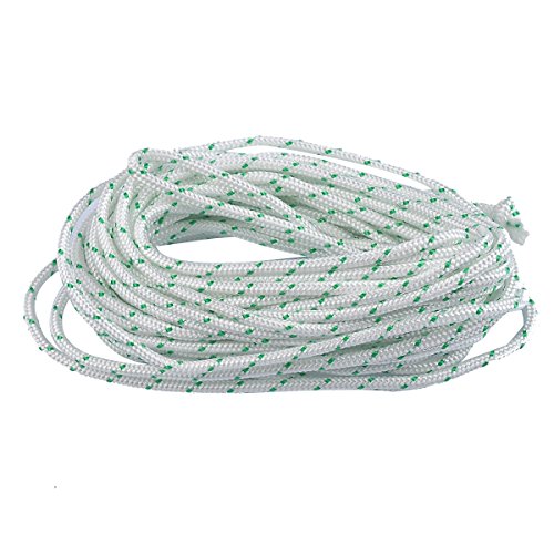 Hipa 10-Meter 4.0mm Recoil Starter Rope Pull Cord for Craftsman Husqvarna Stihl Poulan Sears Lawn Mower Chainsaw Trimmer Edger Brush Cutter Engine Parts
