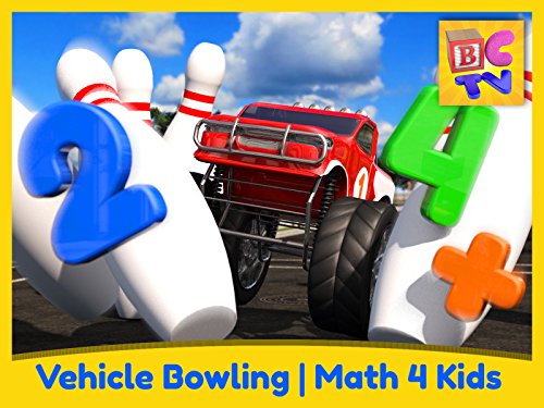 Vehicle Bowling Math - Learn Adding & Subtracting for Kids