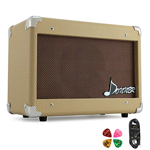 Donner 15W AMP Acoustic Guitar Amplifier Kit DGA-1 with 10 Feet Guitar Cable