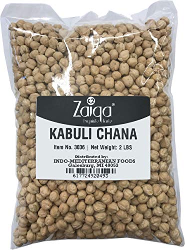 Chickpeas or Garbanzo Beans | Delicious to Taste, Cooks Even, Comes Clean | Quality Choice for Making Nutritious Creamy Hummus, Gluten-free Flour, Vegan & Indian Curry Dishes | Grown in USA - 2 LBS