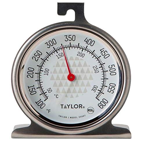 Taylor Precision Products Oven Dial Thermometer, 1, Stainless Steel/Black