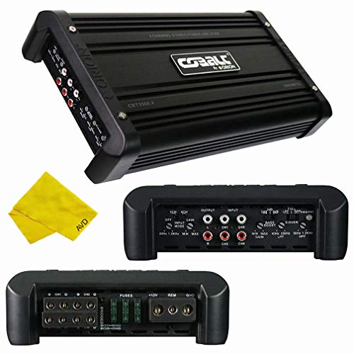 Orion Cobalt 4 Channel Amplifier – Class A/B Multichannel Amplifier 1750W RMS 3500W Max, Car Electronics Car Audio Stereo Subwoofer 2 Ohm Stable Bass Boost MOSFET Amplifier for Car Speakers Sub Amp
