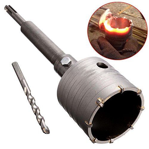 Hanperal 65mm SDS Plus Shank Hole Saw Cutter Concrete Cement Stone Wall Drill Bit