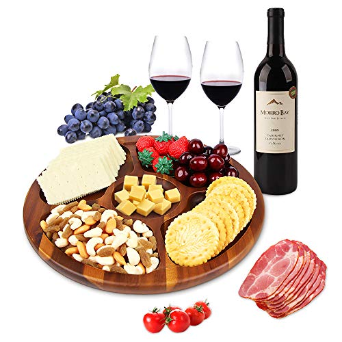 AIDEA Wood Cheese Board,Large Cheese Plate Charcuterie Board for Party/Gift
