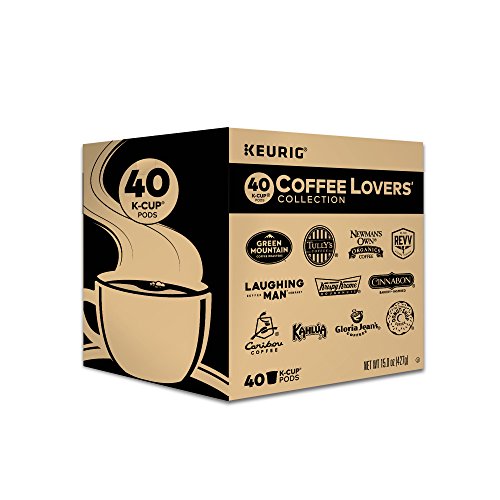 Keurig Coffee Lovers' Collection Variety Pack, Single-Serve Coffee K-Cup Pods Sampler, 40 Count