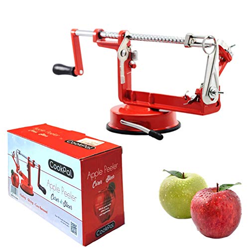 Apple/Vegetable peeler slicer corer by CookPal- Heavy-duty Stainless Steel blades - Potato peeler