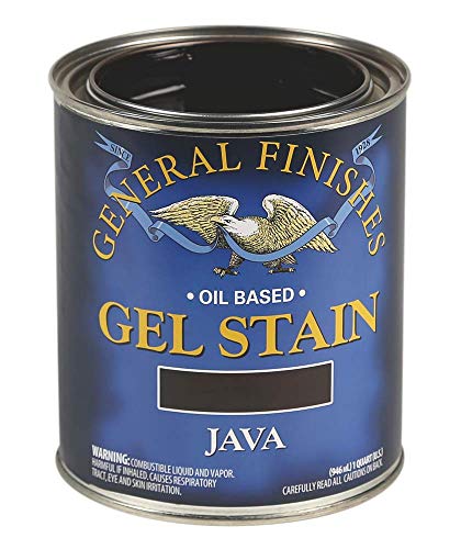 General Finishes Oil Base Gel Stain, 1 Quart, Java