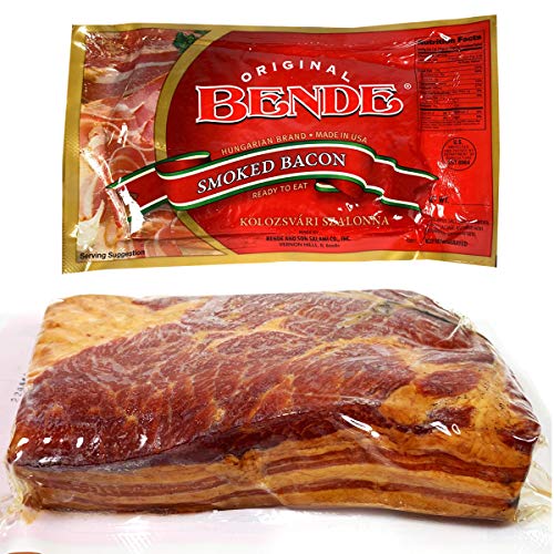 Hungarian Brand Smoked Bacon, 'Kolozsvari Szalonna' approx. 1.1 lb | 500 g