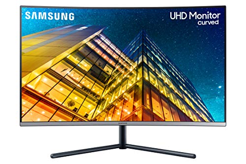 Samsung 32-Inch UR590C UHD 4K Curved Gaming Monitor (LU32R590CWNXZA) – 60Hz Refresh, Widescreen Computer Monitor, 3840 x 2160p Resolution, 4ms Response, Game Mode, HDMI, Dark Blue Gray