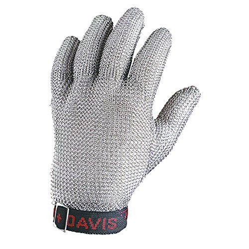 Honeywell Whiting + Davis 5-Finger Metal Mesh Cut-Resistant Gloves, Small (RWS-57007)