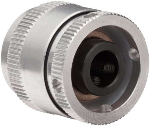 Huco 271.25.28.Z Size 25 Varitork Miniature Friction Clutch, 2-Plate, Aluminum Body, Inch, 0.315' Bore A, 0.315' Bore B, 1' OD, 1.04' Length, 469.05 in-lbs Max Torque