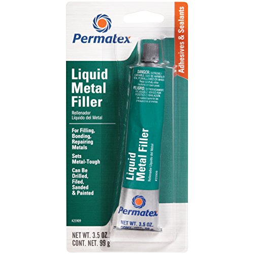 Permatex 25909 Liquid Metal Filler, 3.5 oz.