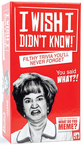 I Wish I Didn't Know! - Adult Party Game