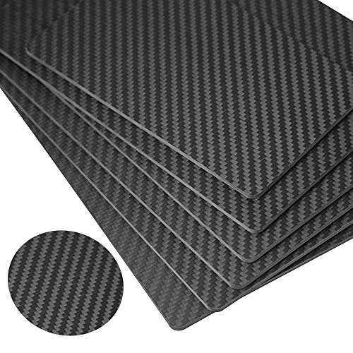 Carbon Fiber Sheets, 400X500X3MM 3K Twill Weave Carbon Fiber Plate Panel(Matte Surface)