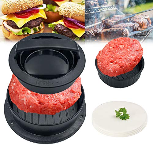 SUNALETTA Non-Stick Burger Press Hamburger Maker Different Size Patty Molds for Stuffed Burger, Sliders Burger, Beef Burger, BBQ