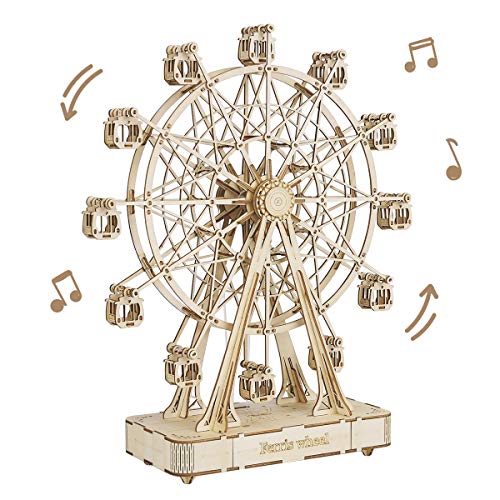 Rowood 3D Wooden Puzzles for Adults, Building Crafts Toy Gift for Adult & Teens - Ferris Wheel (232 PCS)