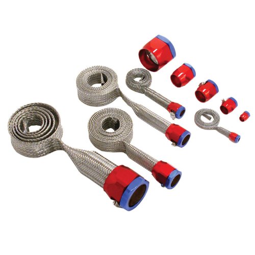Spectre Performance 7490 Red/Blue Stainless Steel Sleeving Kit