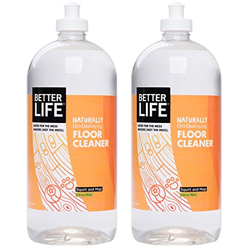 Better Life Naturally Dirt-Destroying Floor Cleaner, Citrus Mint, 32 Fl Oz (Pack of 2)