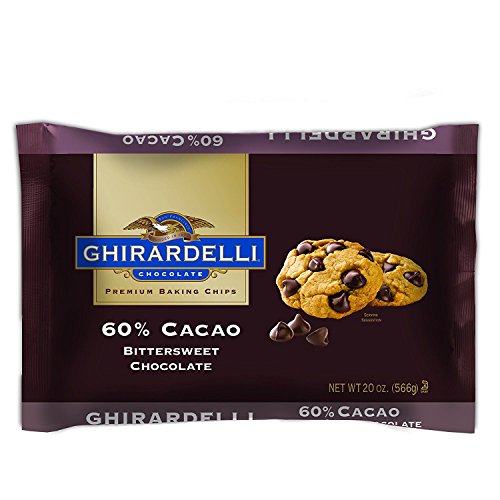 Ghirardelli 60% Cacao Bittersweet Chocolate Premium Baking Chips - 20 oz. (567g)​, 10 bags