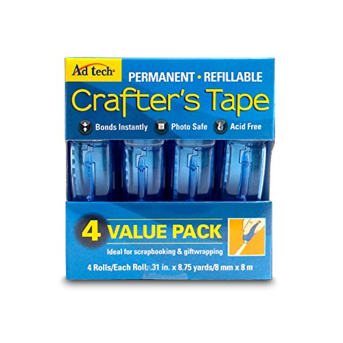 Adtech Glue Runner Permanent 35Yds Total (4 Pack Each), Single Pack