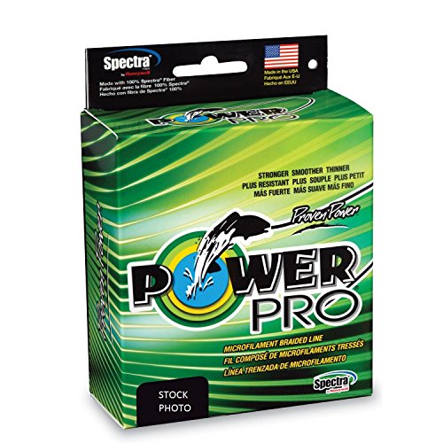 Power Pro 21100150500E Braided Spectra Fiber Fishing Line, 15 lb/500 yd, Moss Green