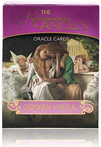 The Romance Angels Tarot Oracle Cards Deck|The 44 Romance Angel Oracle Cards by Doreen Virtue Rare Out of Print, New Gold-Plated Series, Clarity About Soul-Mate Relationships, Healing from The Past