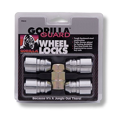 Gorilla Automotive 61621 Acorn Gorilla Guard Locks (12mm x 1.25 Thread Size) - Pack of 4