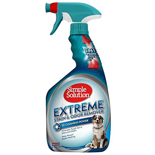 Simple Solution Extreme Stain and Odor Remover, 32-Ounce Spray Bottle