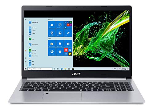 Acer Aspire 5 A515-55-56VK, 15.6' Full HD IPS Display, 10th Gen Intel Core i5-1035G1, 8GB DDR4, 256GB NVMe SSD, WiFi 6, HD Webcam, Fingerprint Reader, Backlit Keyboard, Windows 10 Home