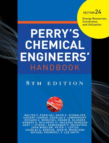 Perry's Chemical Engineers' Handbook, Eighth Edition (Chemical Engineers Handbook)