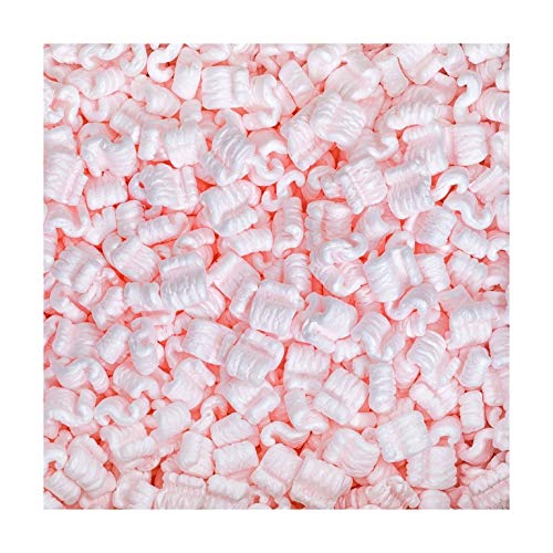OfficeKit Packing Peanuts 3.5 cu. ft. Anti Static Loose Fill Package Cushioning Popcorn 26 Gallons (Pink)