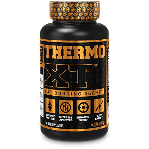 Thermo XT Thermogenic Fat Burner - Premium Weight Loss Supplement, Appetite Suppressant, Energy Booster for Men & Women - 60 Natural Veggie Diet Pills