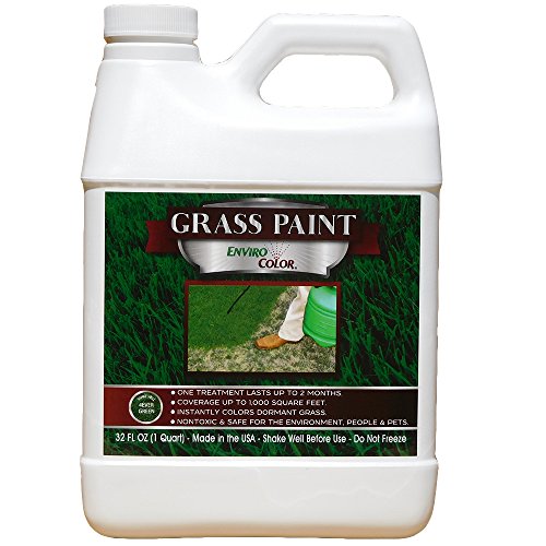 EnviroColor 4EG0032 851612002100 1,000 Sq. Ft. 4EverGreen Grass and Turf Paint, 1250 Square Feet, Green