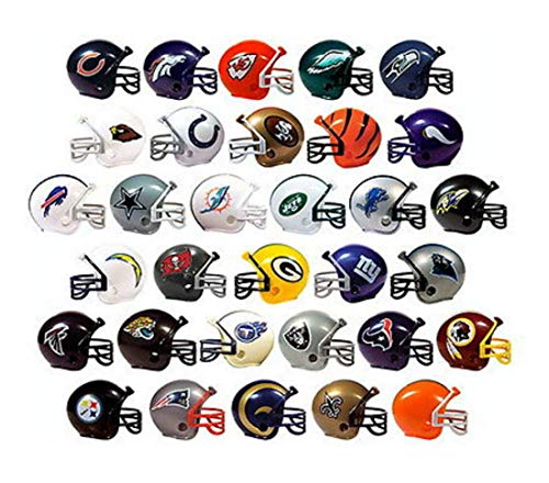 Unbranded NFL Collectible 32 Teams Mini Helmets Set, 2-inch Each