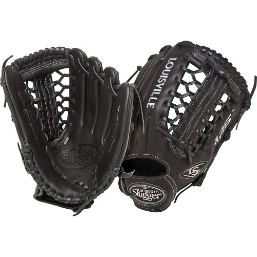 Louisville Slugger 12.75-Inch FG 125 Series Softball Infielders Gloves, Black, Left Hand Throw