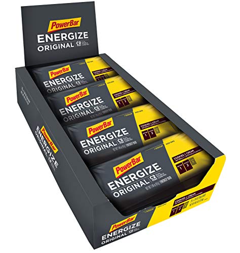 PowerBar Energize Original – ‘The Original’ Energy Bar for Endurance & Team Sports Athletes – Fueling Champions for 30+ Years: 25 x 55g Bars - Cookies & Cream