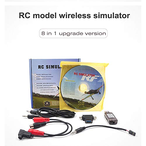 Honorall STARTRC 8-in-1 RC Flight Simulator Wireless Simulator for Flysky i6x FUTABA Radiolink AT9s AT10