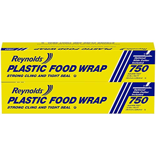 Reynolds Foodservice Plastic Wrap, 750 Square Feet, 740 Sq Ft (Pack of 2)