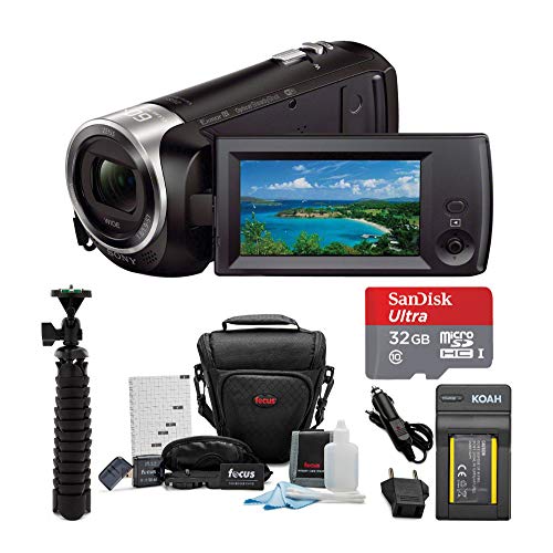 Sony HD Video Recording HDRCX440 Handycam Camcorder with 32GB Deluxe Accessory Bundle
