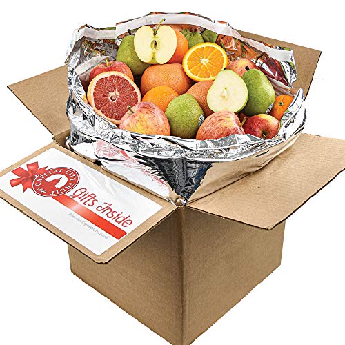 Gourmet Fruit Gift Pack, (20lbs) of Oranges, Pears, Apples, and Grapefruit (32 pieces)