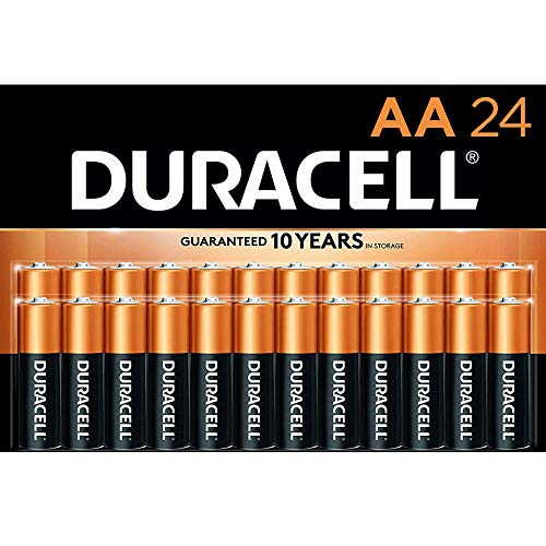 Duracell - CopperTop AA Alkaline Batteries - long lasting, all-purpose Double A battery for household and business - 24 Count
