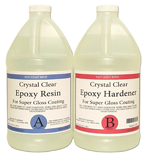 EPOXY Resin 1 Gallon Kit. for Super Gloss Coating and TABLETOPS