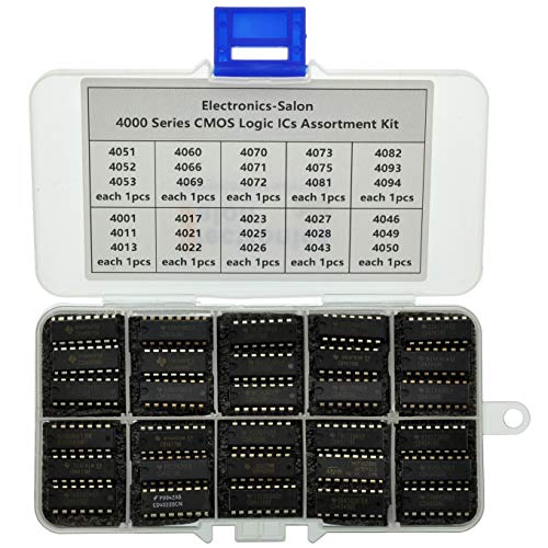 Generic 30 Types 4000 Series CMOS Logic IC Assortment Kit.