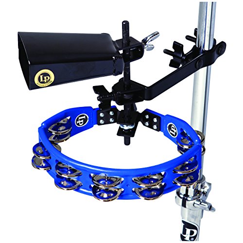 Latin Percussion LP160NY-K Tambourine and Cowbell with Mount Kit