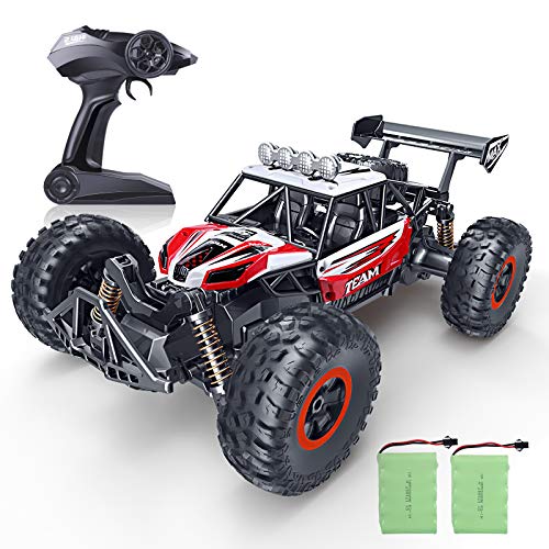 RC Car, SPESXFUN 2020 Updated 1/14 Scale High Speed Remote Control Car, 2.4Ghz Off Road RC Trucks with Two Rechargeable Batteries, Electric Toy Car for All Adults & Kids