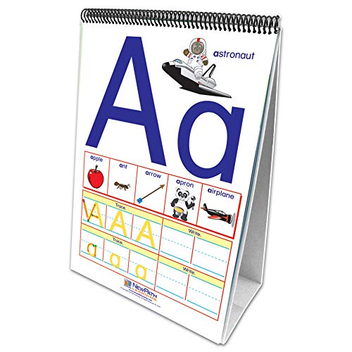 NewPath Learning Alphabet Curriculum Mastery Flip Chart Set, Early Childhood